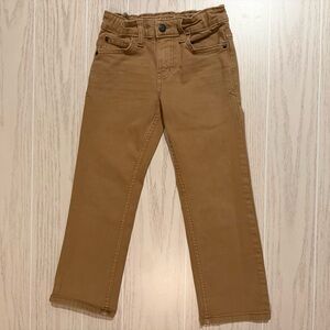 Cat & Jack Boys Straight Jeans Tan Adjustable Waist Size 5